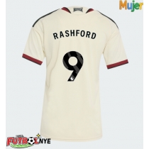 Camiseta Manchester United Marcus Rashford #9 Tercera Equipación para mujer 2026-27 manga corta